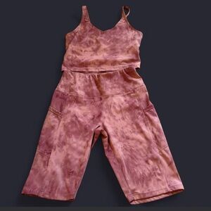Tie-Dye Mauve Jumpsuit - Women Pants & Jumpsuits